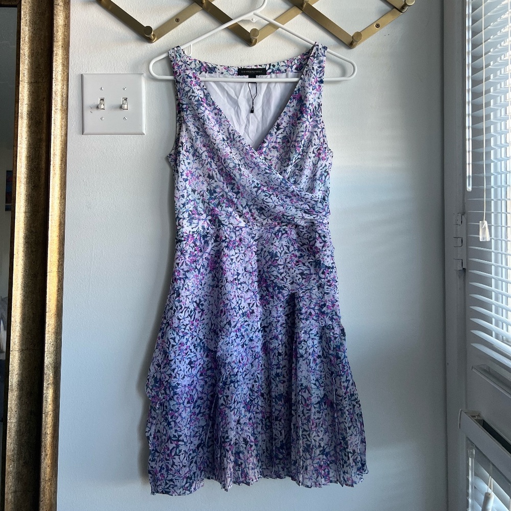 banana republic floral dress